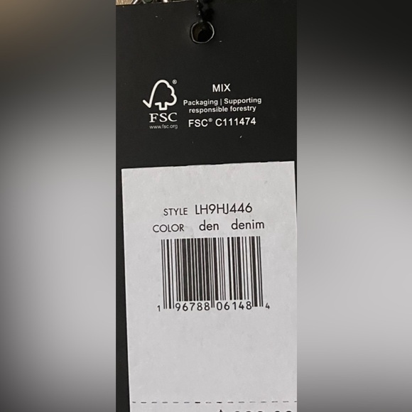 Karl Lagerfeld Blue Tweed Handbag with a Silver Clasp and Woven Chain Strap - Picture 6 of 7